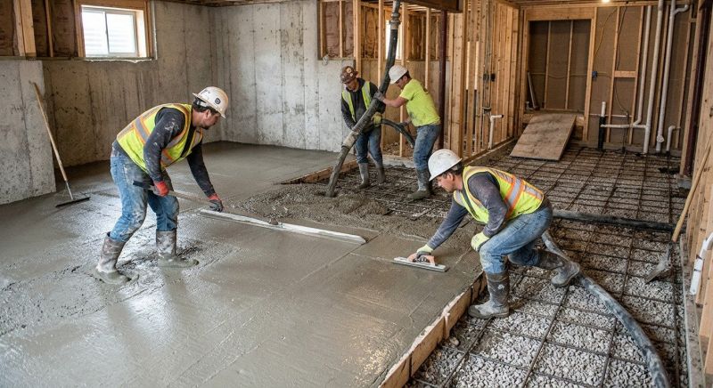 Basement Concrete Installation in Bunnell, FL