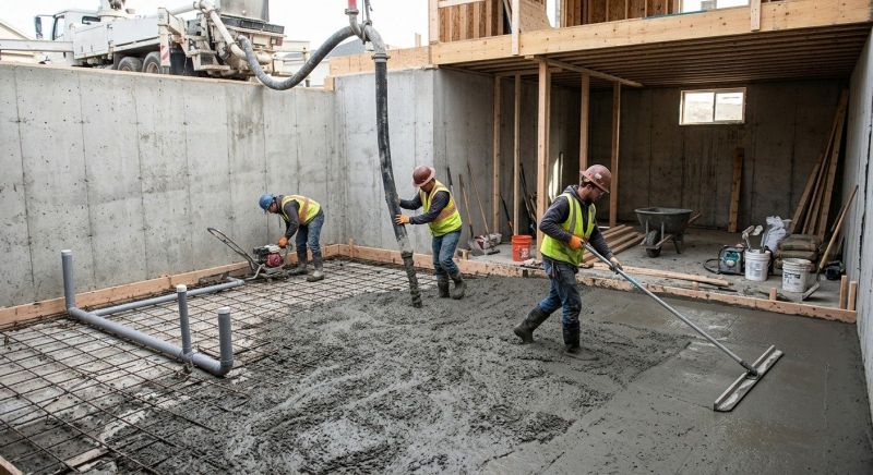 Basement Concrete Installation in Flagler County, FL