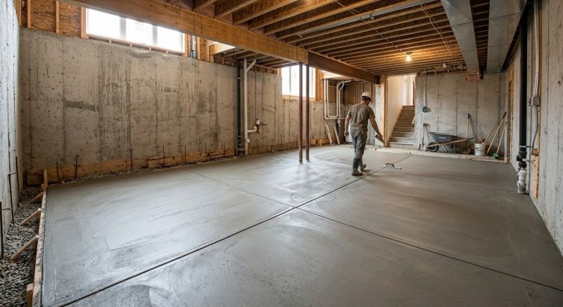 Basement Slab Installation in Volusia County, FL