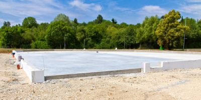 Commercial Slab Installation in Port Orange, FL