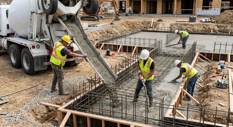 Foundation Wall Pouring in New Smyrna Beach, FL