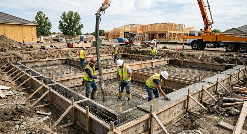 Poured Foundation Installation in Volusia County, FL